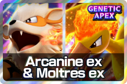 Arcanine ex and Moltres ex Deck Icon