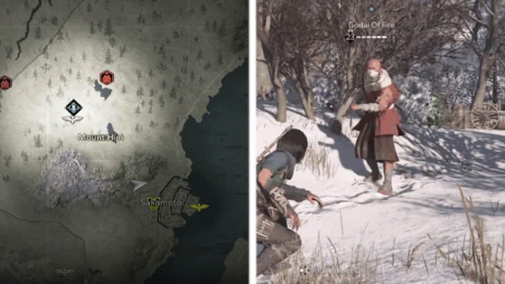 Godai of Fire Map and World Location