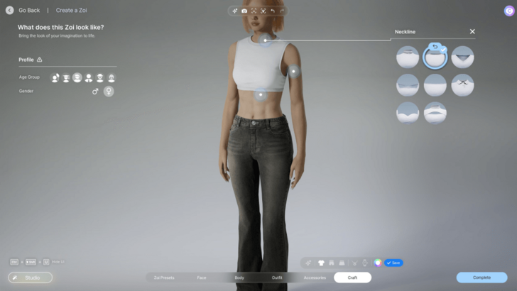 Custom Tops Neckline Female 3