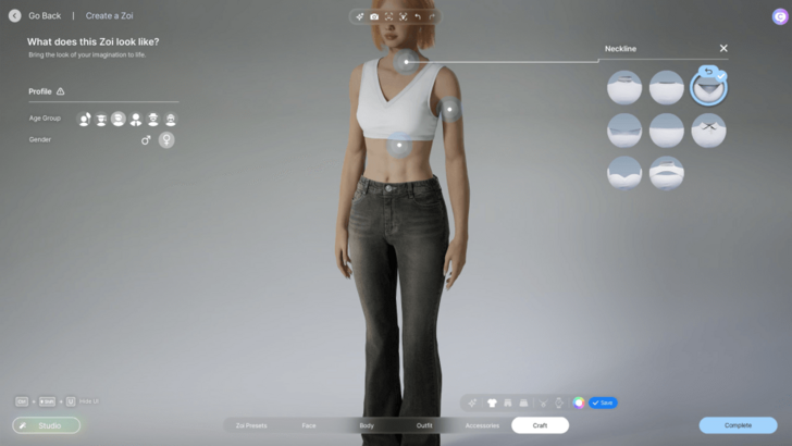 Custom Tops Neckline Female 4