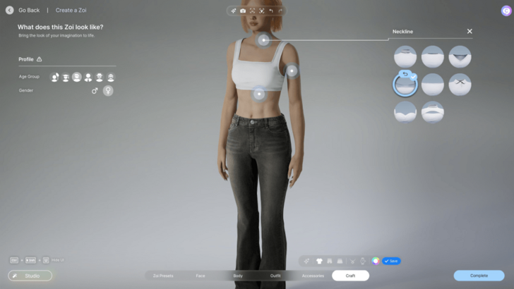 Custom Tops Neckline Female 5