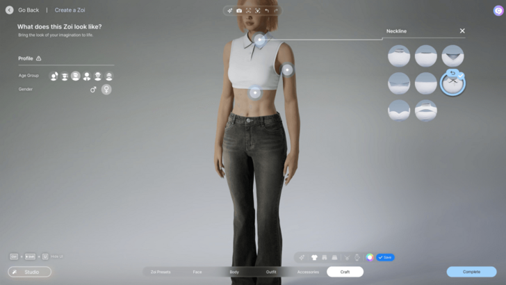 Custom Tops Neckline Female 7