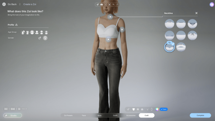 Custom Tops Neckline Female 8