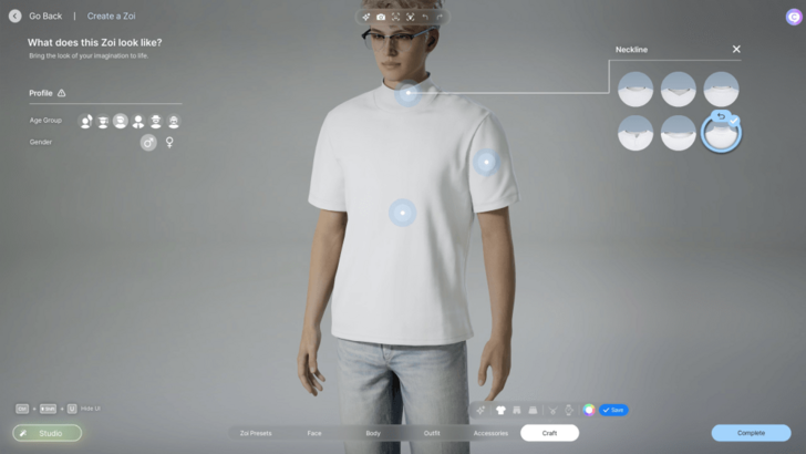 Custom Tops Neckline Male 1