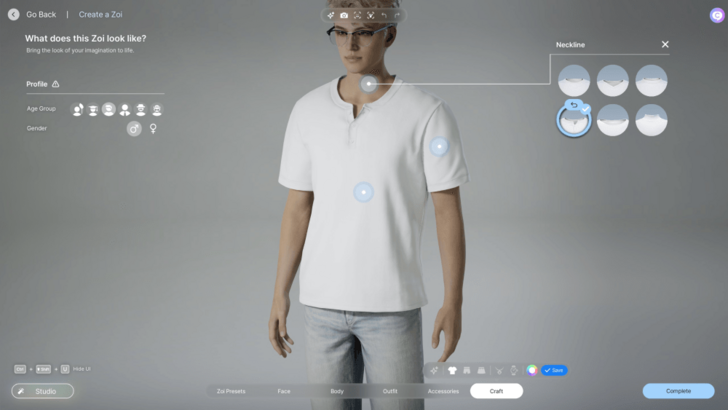 Custom Tops Neckline Male 5