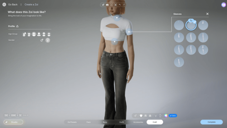 Custom Tops Sleeves Female 3