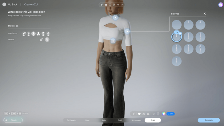 Custom Tops Sleeves Female 5