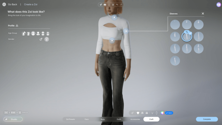 Custom Tops Sleeves Female 6