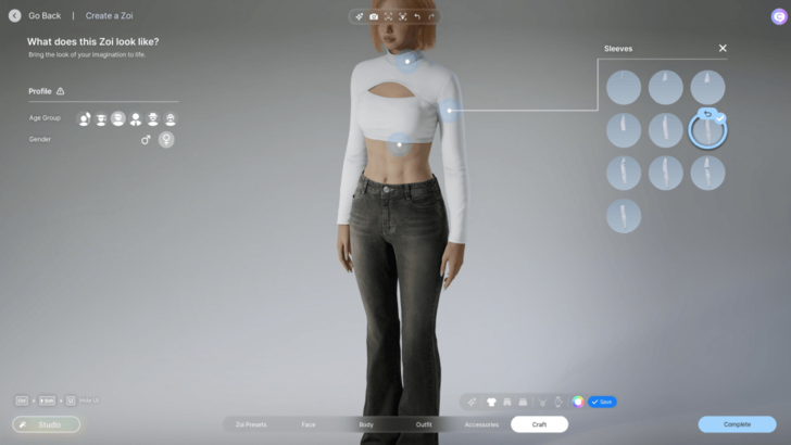 Custom Tops Sleeves Female 7