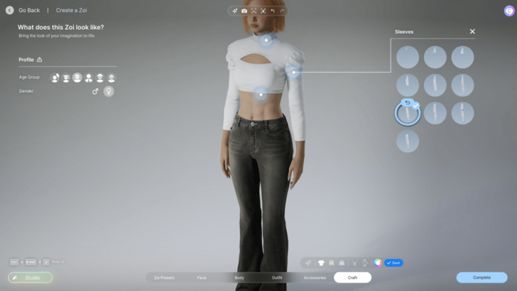 Custom Tops Sleeves Female 8