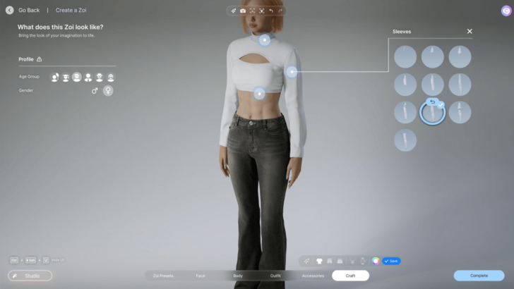 Custom Tops Sleeves Female 9