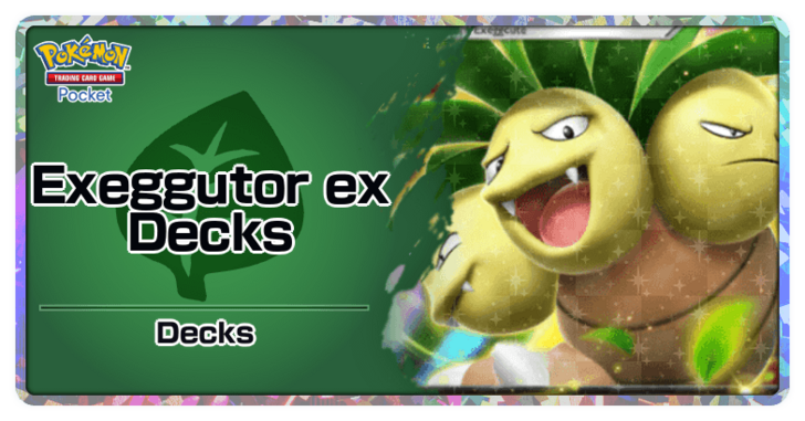Pokemon TGC Pocket - Exeggutor ex Best Deck Build and How to Play