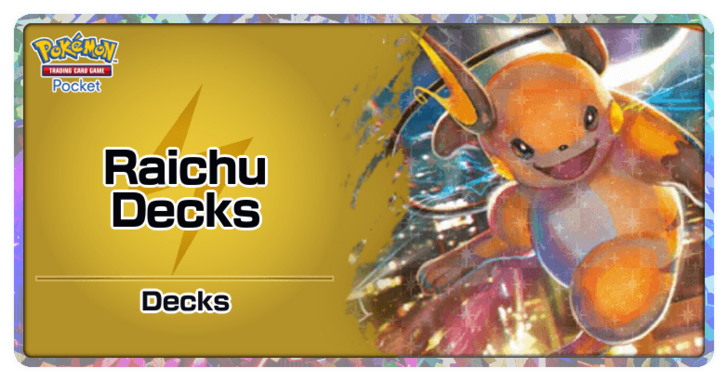 Pokemon TGC Pocket - Raichu Best Deck Build and How to Play
