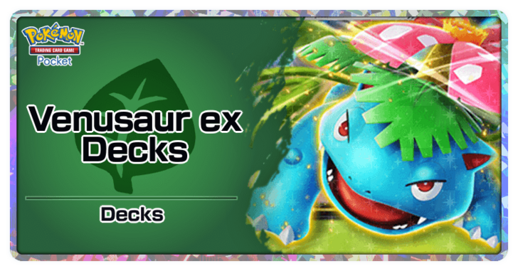 Pokemon TGC Pocket - Venusaur ex Best Deck Build and How to Play