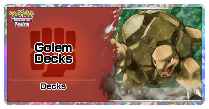 Pokemon TGC Pocket - Golem Best Deck Build and How to Play