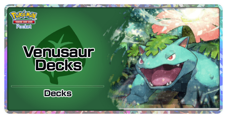 Pokemon TGC Pocket - Venusaur Best Deck Build and How to Play