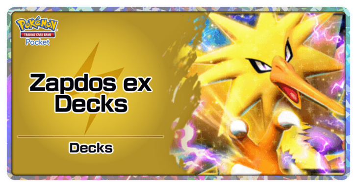 Pokemon TGC Pocket - Zapdos ex Best Deck Build and How to Play