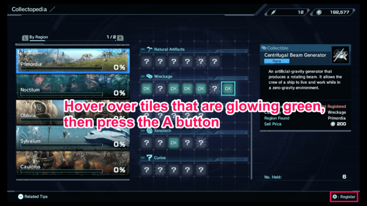 How to Register Collectibles