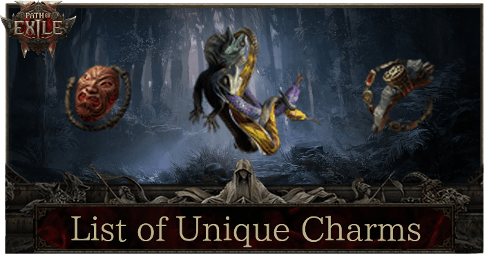 Path of Exile 2 - List of All Unique Charms