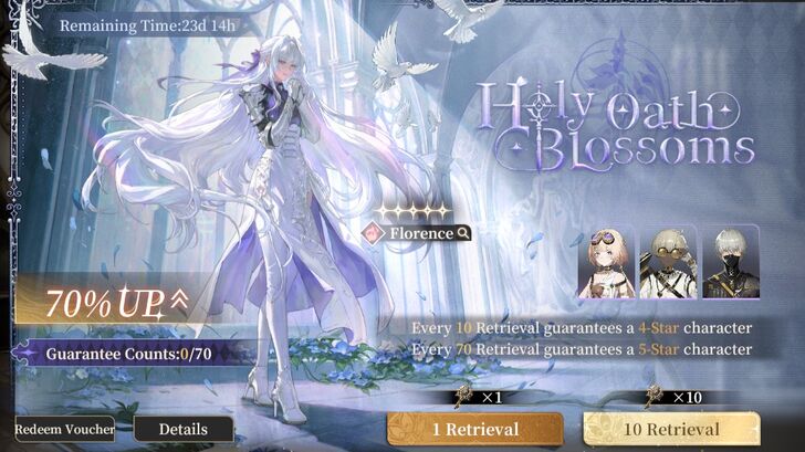 Holy Oath Blossoms Icon - Black Beacon