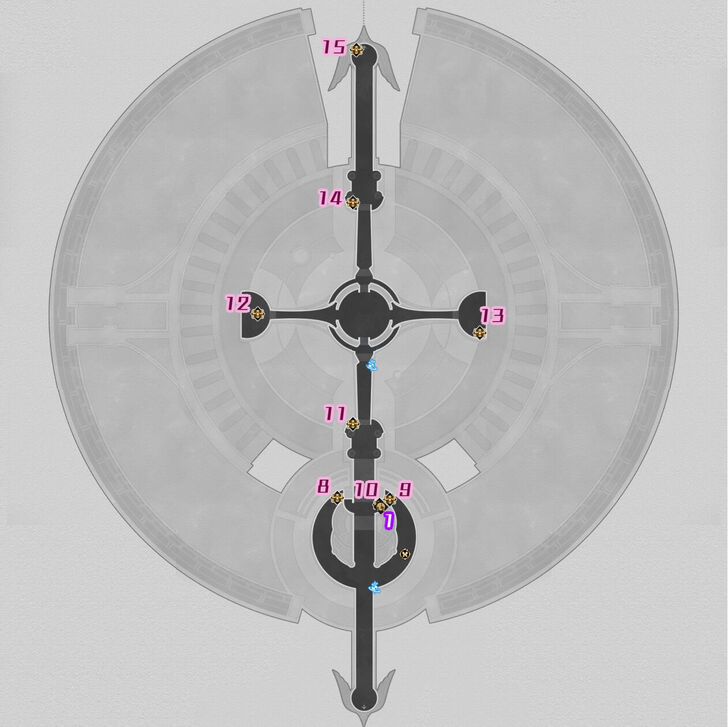 HSR Demigod Council Dawncloud Chest Map F2