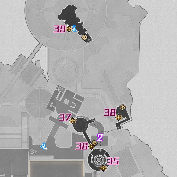 HSR Dragonbone City Styxia F3 Chest Map
