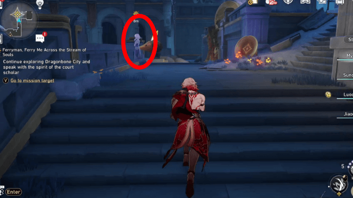 Honkai Star Rail - Ferryman, Ferry Me Across the Stream of Souls - Speak with the Scholar on the Stairs