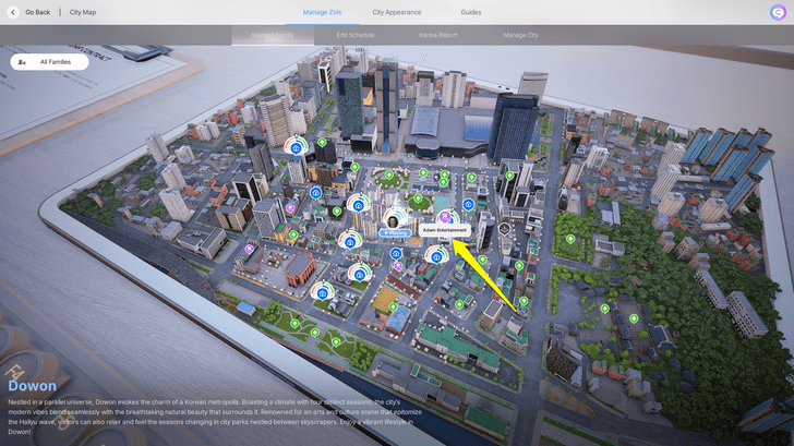 Adam Entertainment Location