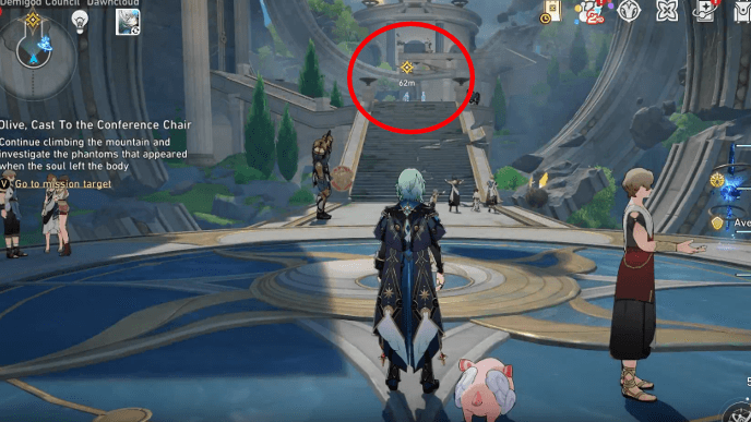 Honkai Star Rail - Olive, Cast to the Conference Chair - Continue Climbing the Mountain and Investigate the Phantoms