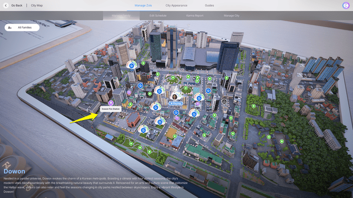 Dowon Fire Station Firefighter Location