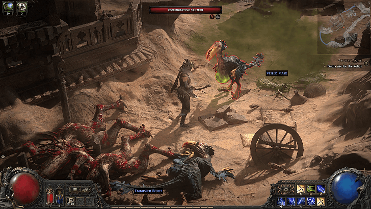 Regurgitating Vulture