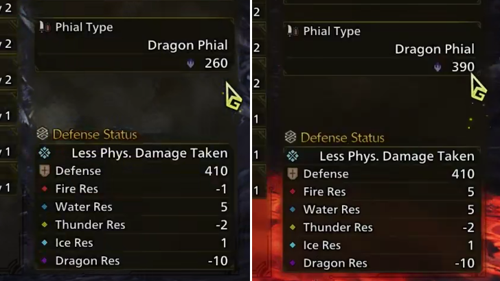 Dragon Phial Convert Element and Elemental Absorption
