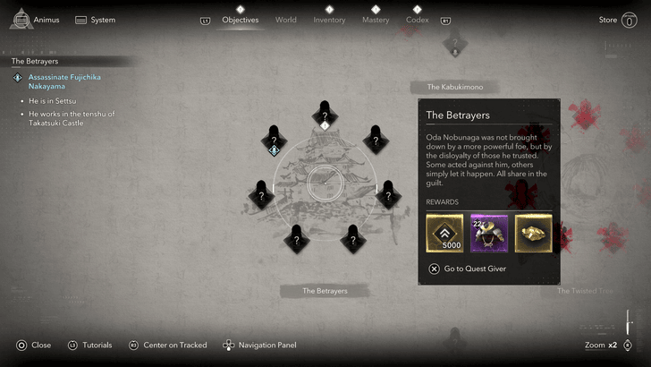 Betrayers Quest Board