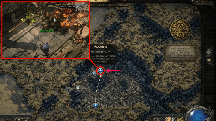 Sacrificial Heart Quest Location