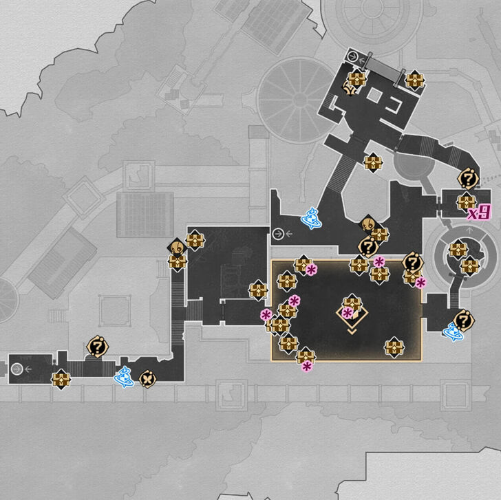 HSR Dragonbone City Styxia F2 Map