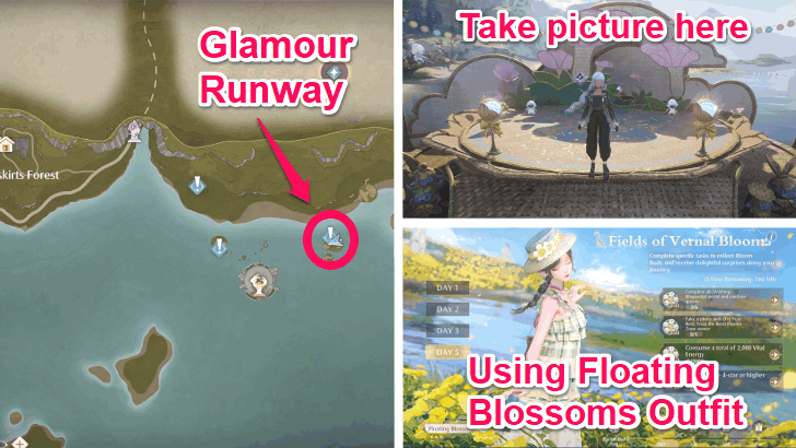 Inifnity Nikki - Glamour Runway Location