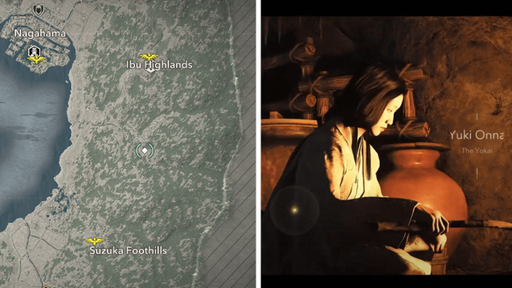 Yuki Onna in Kawachi Kaza-ana Cave