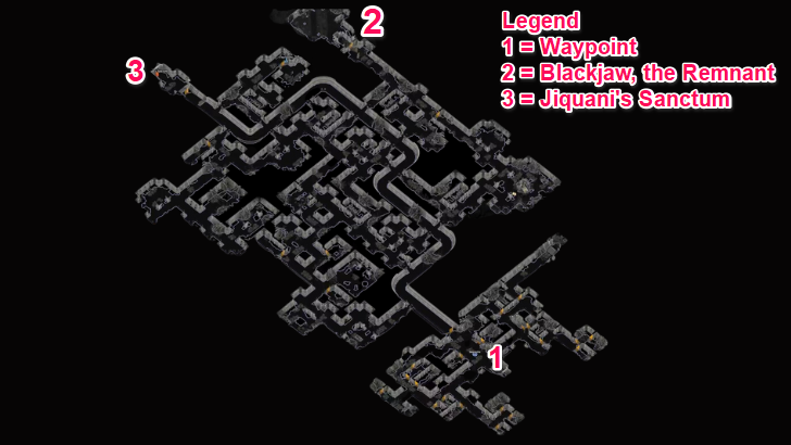 Path of Exile 2 - Blackjaw, the Remnant Map Location