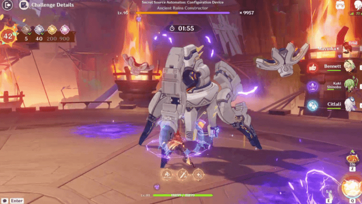 Genshin - Stage 5 - Beat it up when stunned.mode:show