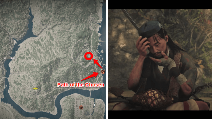 AC Shadows Lustrous Pearl Location in Kii