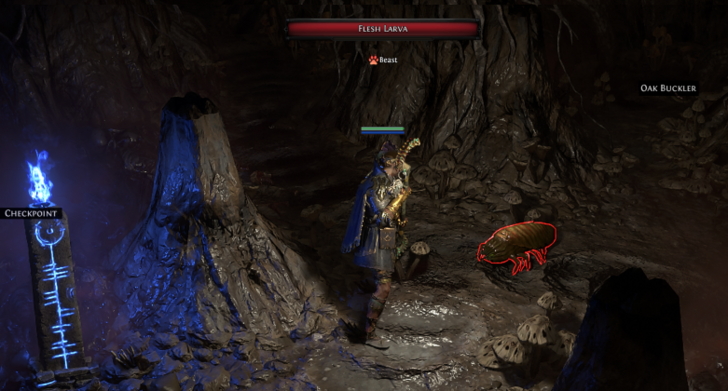 Flesh Larva (Melee) Location