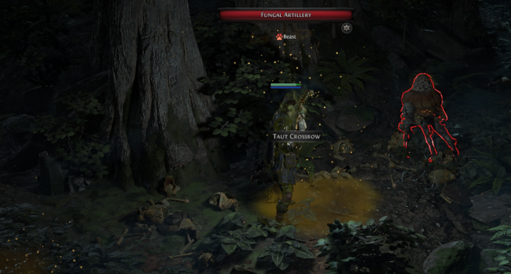 Fungal Artillery Location