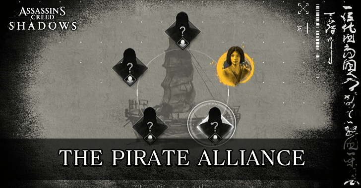 AC Shadows - The Pirate Alliance Locations and Rewards