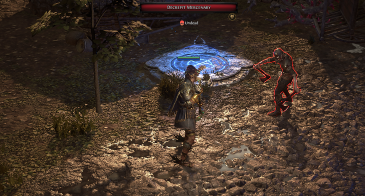 Decrepit Mercenary (Axe) Location