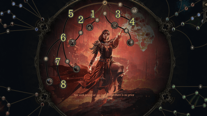 Path of Exile 2 Cast on Ignite Demon Form Infernalist Node