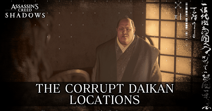 The Corrupt Daikan Locations