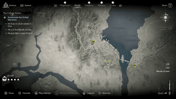 The Soiled Merchant Map Location