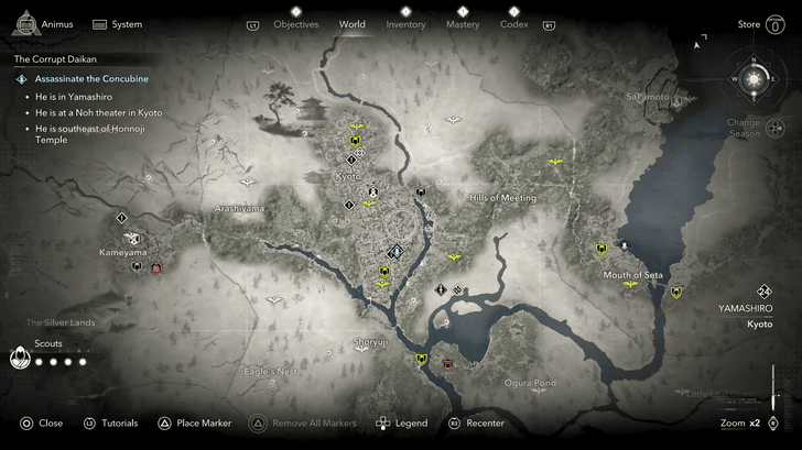 The Concubine Map Location