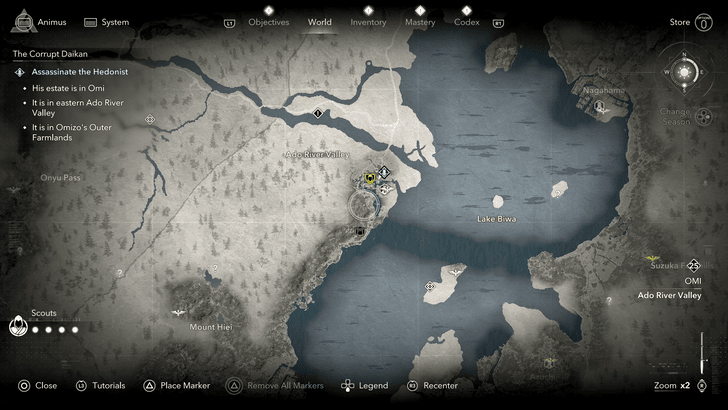 The Hedonist Map Location