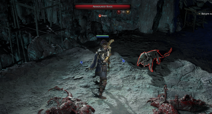 Armoured Rhex Location